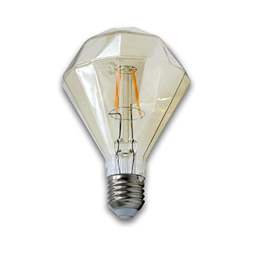 Lámpara Diamante Filamento Led E27 (ambar 4W 2200K 230V)