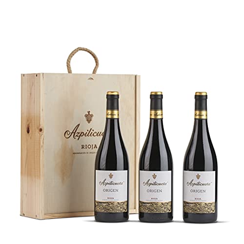 Azpilicueta Origen Premium 3 botellas D.O.Ca Rioja Vino, 750 ml