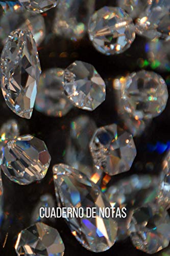 Cuaderno de notas diamante: Diario de composición con líneas. Cuaderno de diamante 100 páginas.