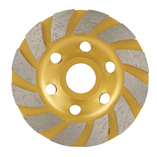 Disco de Muela Abrasiva de Segmento de Diamante de 100 mm * 4,5 mm 6 Orificios para Accesorios de Piedra de Mármol Concreto