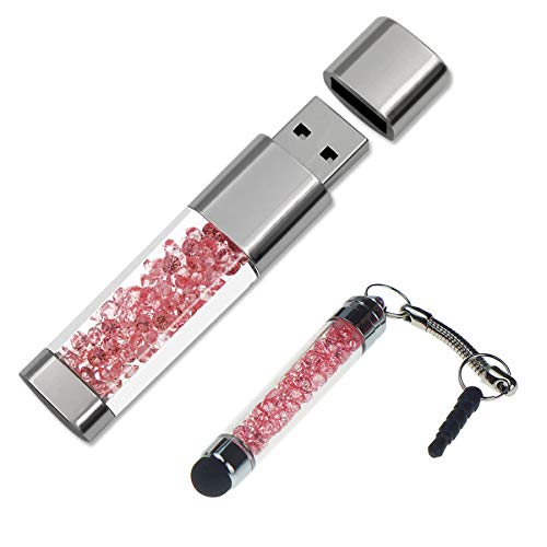 Memoria USB 3.0, memoria USB 32 GB, novedad Marceloant y lindo diseño en forma de palo, unidad flash almacenamiento externo memoria flash Pen Drive (Sakura Pink-32G)