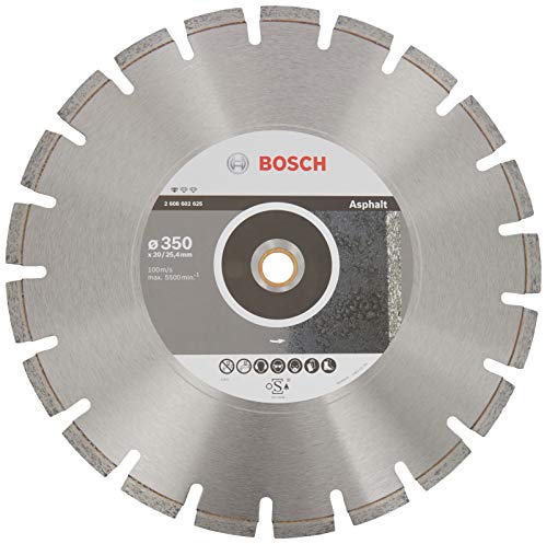 Bosch 2 608 602 625 - Disco tronzador de diamante Standard for Asphalt - 350 x 20/25,40 x 3,2 x 10 mm (pack de 1)