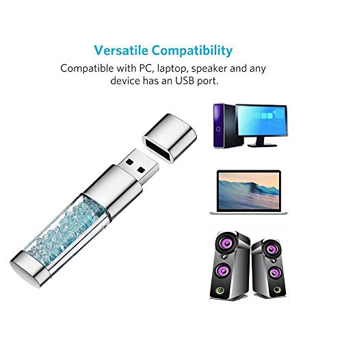 Garrulax Memoria USB, Pendive USB 2.0, Premium Impermeable Diamantes 8GB / 16GB / 32GB Alta Velocidad Pen Drive Memory Stick Flash Drive Memorias