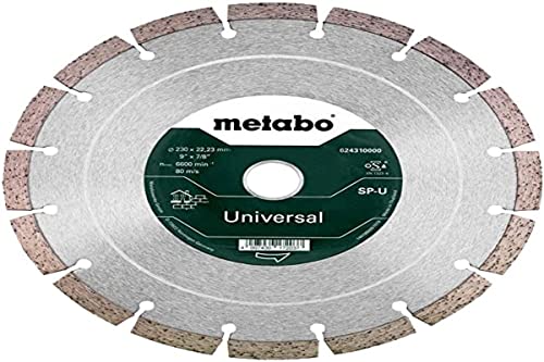Metabo 624310000 624310000-Disco de Diamante SP para Uso General 230 x 22,23 mm Altura segmento 7 mm, 230x22.23mm
