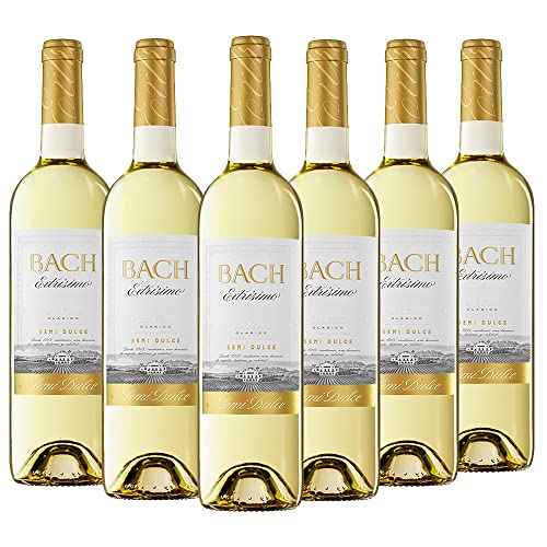 Bach Viña Extrísima - Vino Blanco Semidulce - Caja 6 botellas 75cl