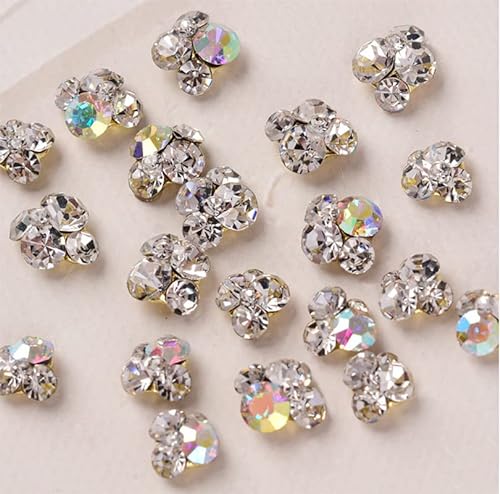 Jrzyhi Diamantes decorativos 4000 unidades de piedras decorativas para esparcir decoración de mesa transparente de cristal acrílico piezas de dispersión para bodas jarrones rellenos fiestas (3/6/10mm)