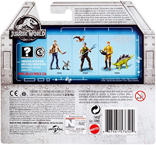 Jurassic World Figura Owen domador de dinosaurios, dinosaurios de juguete (Mattel FMM02)